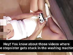 Stepsister and I checked the jen ass up in the washing machine