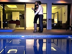 Luxure - Gorgeous brunette have sex in front of her husband