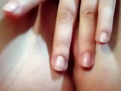 ouch! it hurts when i stick my fingers inside my little pussy