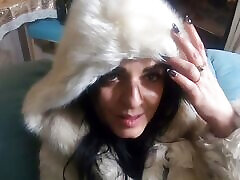 Milfycalla- Face Fuck While Wearing White Fur Coat and Ugg Boots 208i Think You Were a Bad Man Today.