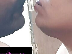 Stepmom and stepson hot romantic lip lock