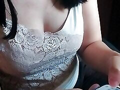 First fantasia models priscila working with me at home just alone today.