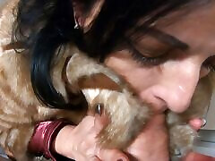 Milfycalla- Big Squirt and Cum Play While Wearing Fur Coat and Long Boots Ep. 206
