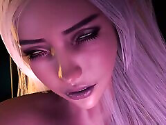 3D Super Hot BBW Elf Got Her Wet Pussy Fucked so Hard in the Glass Box