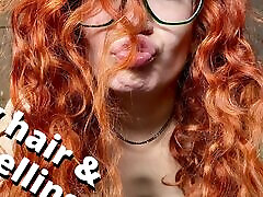 seducción pov con olfateo de labios carnosos y provocación de cabello equitación-video completo en veggiebabyy manyvids