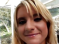 Gia is a blonde student who loves having her pussy pounded
