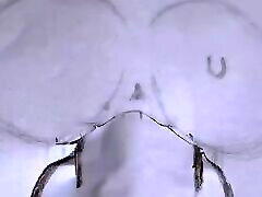 Cute big ass art girl fucked in doggystyle by huge bbc dick