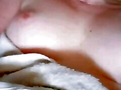 MASTURBATING THE FRESHLY SHAVED PUSSY WITHOUT HAIR BUT VERY WET