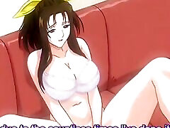 This pretty hentai milf gives fucking lessons