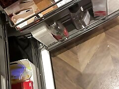 Cute Girl has fun in the whole furniture store - risky public handjob camilla krabbe mili jay fuck !
