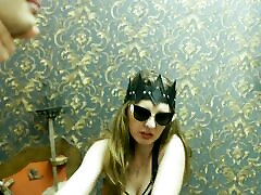 Slave crying after brutal CBT - Femdom AFTERCARE