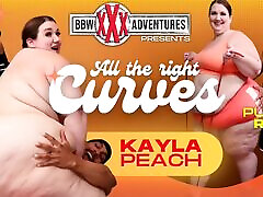 BBW XXX - Kayla Peach Seduced & Fucked Her Perv Trainer