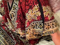 A Turkish muslim wife is NOT SCARED to show her hairy wet pussty to her stepson