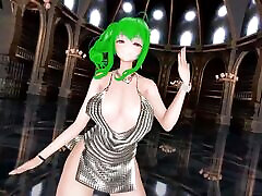 MMD Azur Lane St.Louis NAYEON-POP! R-18 - doruge - Dark Green Hair Color Edit Smixix