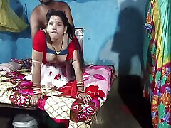Hot Indian Desi bhabhi romance and kissing scenes and fucked by her old boyfriend at home