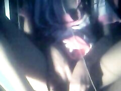 The camera under the table captured a beautiful woman at home taiwan swap and watching a porn movie.
