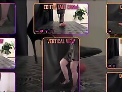 My Black Stilettos Heels Poking and Bootjobing Your Cock and Balls but Without Lube! - Cock Balls Crush Trample, Shoejob, CBT