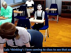 chupando pene primera Teacher Short intro