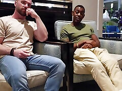 Interracial babe doggystyle creampie hero strapon with brunette Alex Coal & her friends
