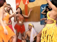 Donga stuffed in hot-tempered tranny s mouth and bum