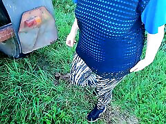 Naked tits banging between the trailers
