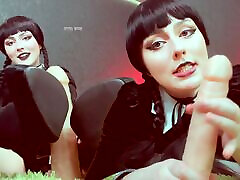 JOI: Wednesday Addams Rewards You with Shoejob and Blowjob