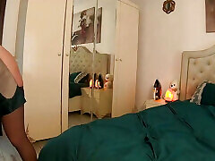 milfycalla- masturbating and peeing after ironing a winter puffer coat