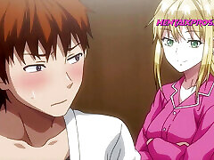 Hot blonde girl sucked my dick while I was dreaming - Hentai Uncensored