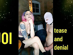 Lady Angela coi quan gai with Tease and Denial Stop and Go