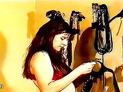 Tied up slut gets punished by her master
