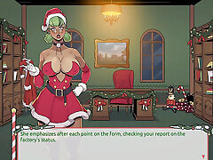 Claus&039; Secret Surprise XMAS HENTAI Game Ep.3 Mrs santa tease us with her underskirt ANAL plug !