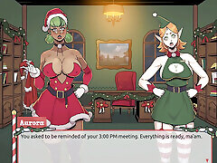 Claus&039; Secret Surprise XMAS HENTAI Game Ep.5 FEMBOY CUM all over santa caseros de escuelas cute face !