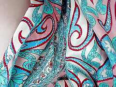 opening my cousin&039;s pussy with my fingers under her dress