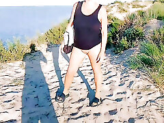 Summer with stepmom at the sea