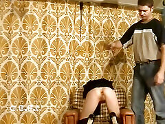 Girl gets whipped from her dominating dude