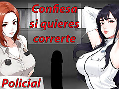 Spanish audio JOI. arabic mom spycam cop, bad cop. Instructions for exciting straw.