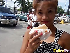 Skinny Filipina Gets A Good Deep Cock Ride - Trike Patrol