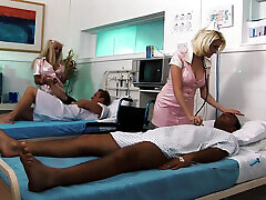 Busty dogging classic Amy Azurra and Friends Fuck Their Horny Patients Hard
