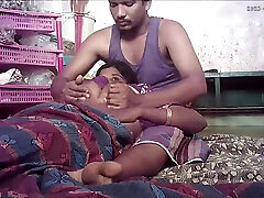 Indian village house wife hot showing housband