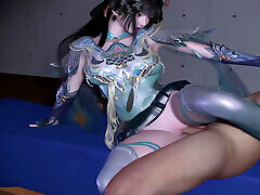 3D big boobs cheerleader got fucked in the gym