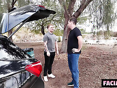 Outdoor Vloggers Use Vanessa Marie&039;s Face As A Cum Dump