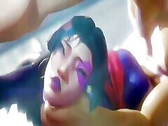 chatte serrée cœur dombre porté baise, psylocke baisée contre le mur, thicc cul laiteux ranni chevauchant