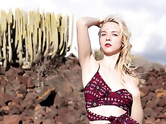 Petite blonde Emmi Wild exposed hot body