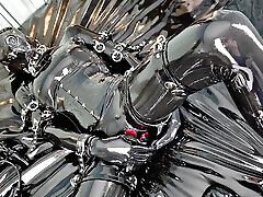 OnlyFans teaser - yl vikastas catsuit with built-in vaginal and anal condoms!