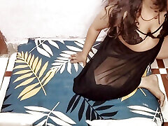 Big Boobs young Indian MILF Fucks with old Father in Law everyday