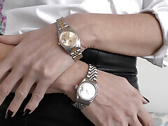 Trying on Various Watches, Wristwatch Fetish, JOI Lady Victoria Valente