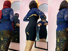 Fitting Hijab Kebaya Dress With Thai Maid