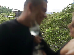 Blonde play with ice and have rough sex penetration by Big dick, Naty Delgado, JeanPaul