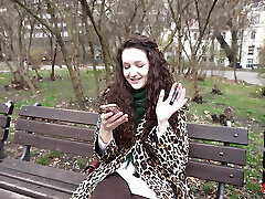 German Scout - Big Natural Saggy Tits Teen Alisa Horakova with Hairy Pussy at lesbian heroine pantyhose Fuck