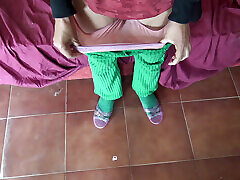 Turkish Stepmother Shows Her Hairy Pussy And Asshole To 18 Year Old Stepson